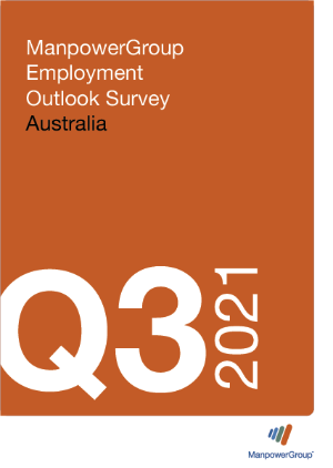 ManpowerGroup Employment Outlook Survey Australia Q3 2021