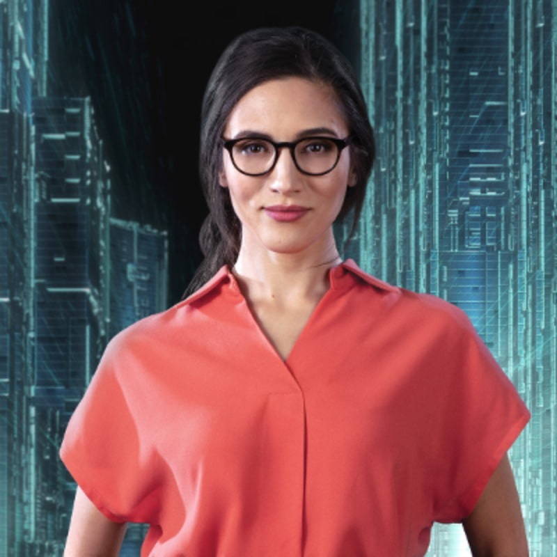 Woman Smiling with glasses - IT Jobs